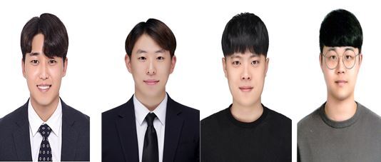왼쪽부터 김상민, 박병주, 신세준, 최윤호 (제공: 청주대학교) ⓒ천지일보 2020.6.30