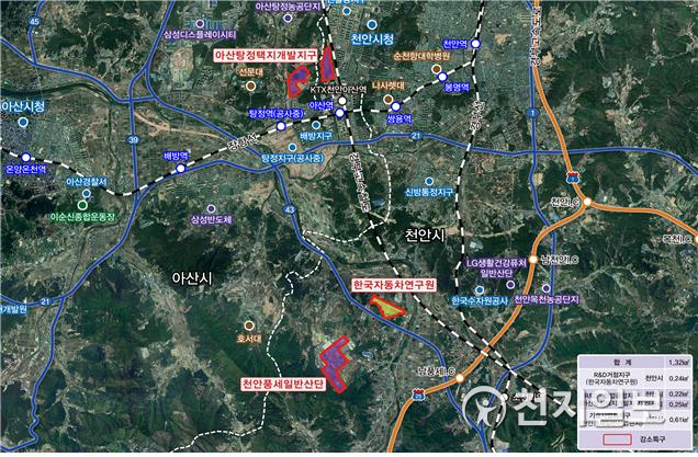 충남 천안아산 강소연구개발특구 계획안. (제공: 충남도) ⓒ천지일보 2020.7.27
