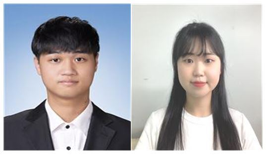 김청송(왼쪽), 김유미 학생 (제공: 공주대학교) ⓒ천지일보 2020.8.27