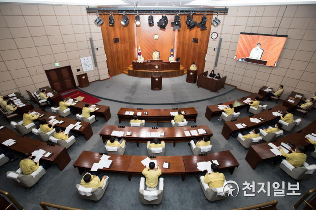 전북 군산시의회가 2일부터 9일간의 일정으로 제232회 임시회를 개최하고 본격적인 의정활동에 들어갔다. (제공: 군산시의회) ⓒ천지일보 2020.9.2