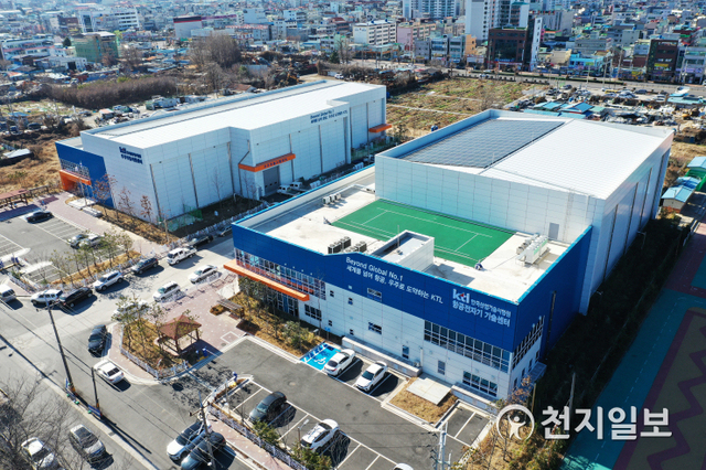 진주소방서 인근 9만 5265㎡ 규모의 상평산업단지 재생사업 활성화구역 대상지 모습. 유휴지 일부에는 우주부품시험센터와 항공전자기기술센터가 들어서 있다. (제공: 진주시) ⓒ천지일보 2020.10.16