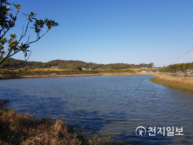 압해읍 대천리 수변공원 1호. (제공: 신안군) ⓒ천지일보 2020.11.11