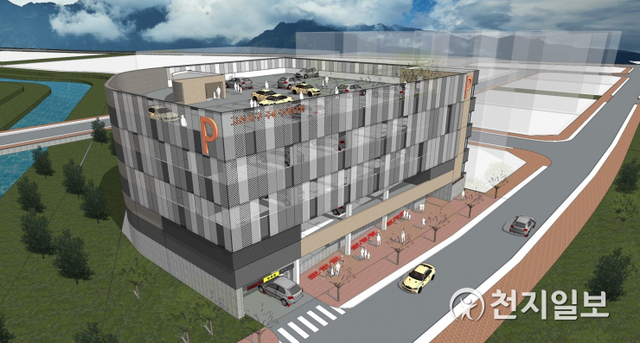 고산지구 공영주차타워 조감도. (제공: 의정부시) ⓒ천지일보 2020.11.26