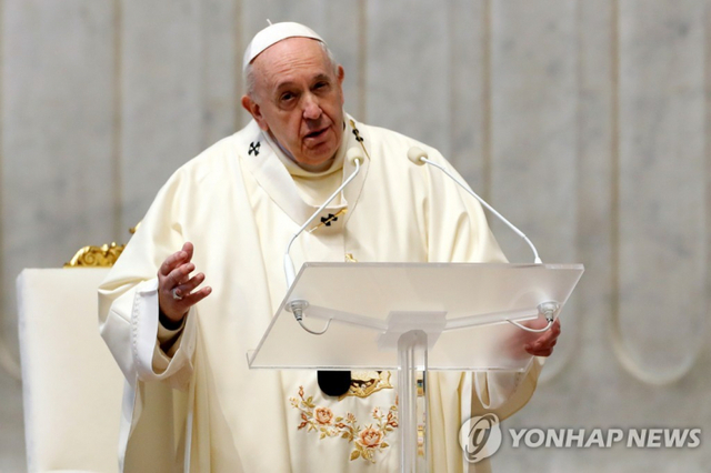 프란치스코 교황. (출처: 연합뉴스)