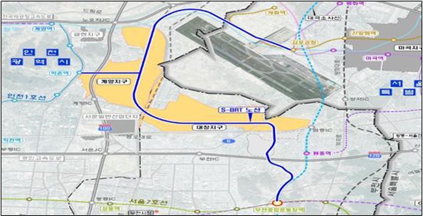인천계양~부천대장 S-BRT. (제공: 국토교통부) ⓒ천지일보 2021.1.18