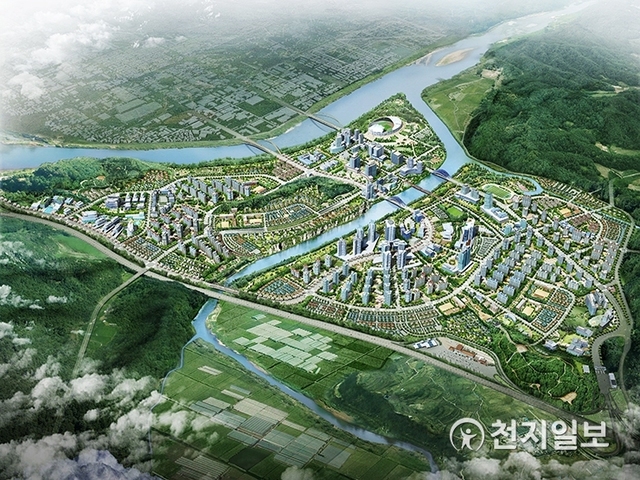 진주 소재 경남혁신도시 조감도. (제공: 경남도) ⓒ천지일보 2019.12.18