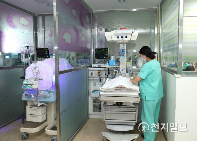 신생아중환자실. (제공: 단국대병원) ⓒ천지일보 2021.2.24