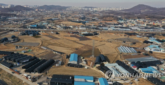 6번째 3기 신도시로 지정된 경기도 광명·시흥 일대. (출처: 연합뉴스)