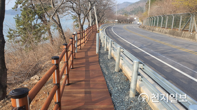 새롭게 개설한 강진 ‘남도 순례길’ 산책로. (제공: 강진군) ⓒ천지일보 2021.3.10