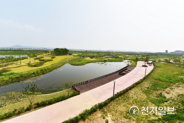 김포한강야생조류생태공원 모습 (제공: 김포시청) ⓒ천지일보 2021.3.10