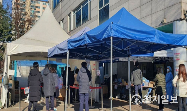 [천지일보 인천=김미정 기자] 코로나19 임시선별검사소 ⓒ천지일보 2021.3.12