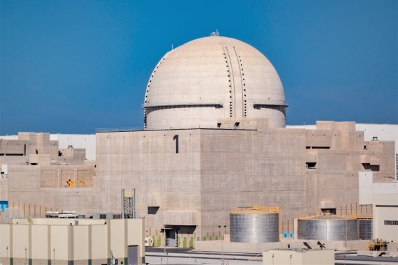 UAE 바라카 원전. (제공: 한국전력) ⓒ천지일보 2021.3.22