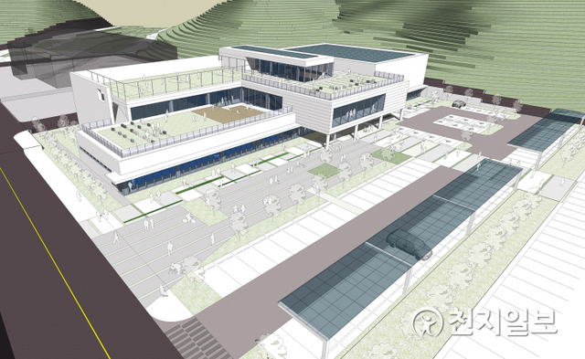 진주시 장애인 문화체육센터 조감도. (제공: 진주시) ⓒ천지일보 2021.4.20