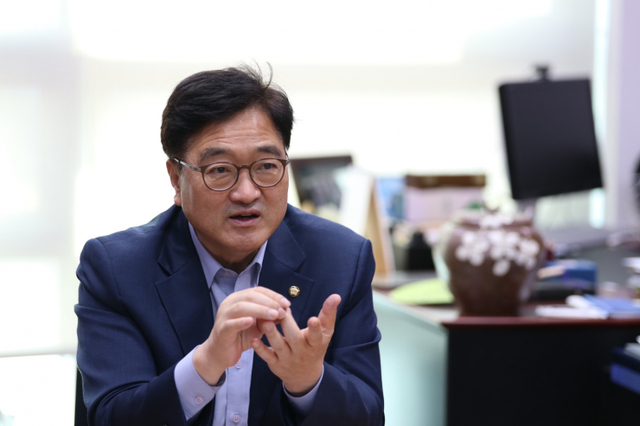 더불어민주당 차기 당대표 선거에 출마한 우원식 후보. (제공: 우원식 의원실) ⓒ천지일보 2021.4.24