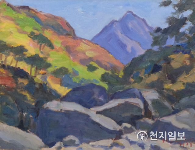 오지호 작가의 계곡추경. (제공: 광주시청) ⓒ천지일보 2021.4.28