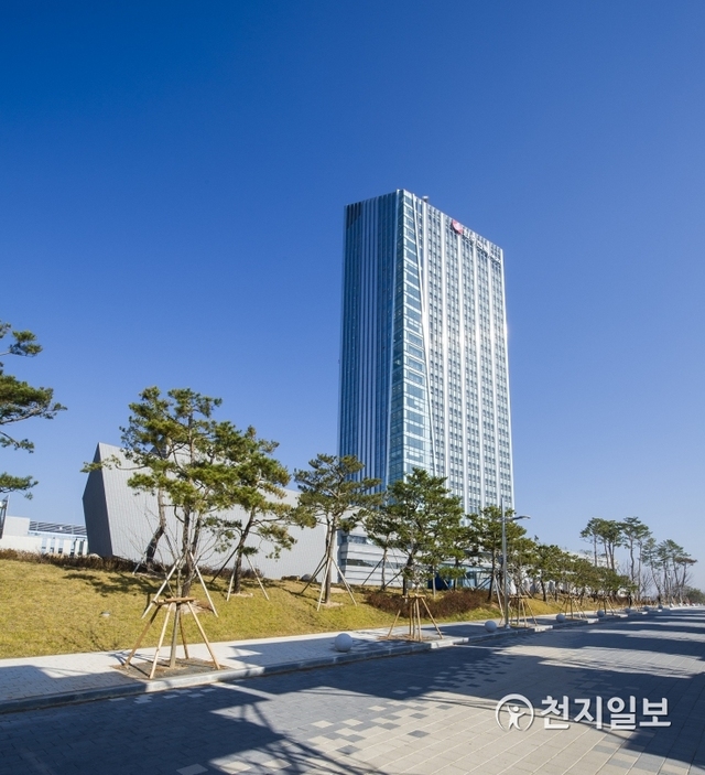 한국전력 나주 본사 사옥 (제공: 한국전력) ⓒ천지일보 2019.7.11