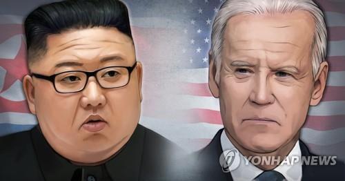 김정은 북한 국무위원장 - 조 바이든 미국 대통령 (PG) (출처: 연합뉴스)