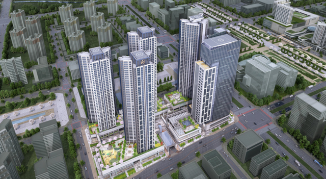 동탄역 디에트르 퍼스티지 조감도. (출처: 대방건설)