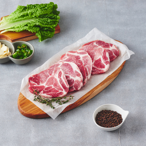 듀록 흑돼지 목살. (제공: 롯데온)