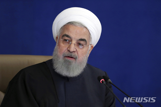 [테헤란=AP/뉴시스] 하산 로하니 이란 대통령