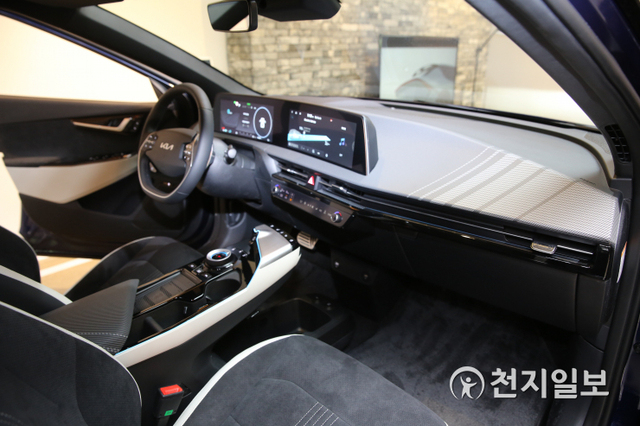 EV6 GT-line 실내. ⓒ천지일보 2021.6.1