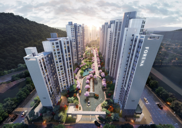 한화 포레나 부산덕천 2차 조감도. (제공: 한화건설)