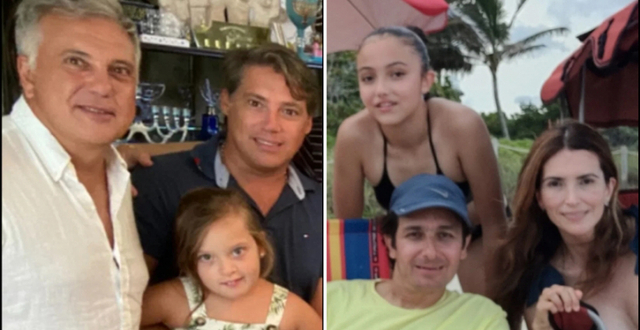 24일(현지시간) 미국 플로리다 챔플레인 타워 사우스 아파트 붕괴 사고로 실종된 가족들. 파비안 누에즈, 안드레스 갈프라스콜리, 딸 소피아(왼쪽), 루이스 바스와 그의 아내 카탈리나 고메즈, 딸 발레리아 바스(오른쪽). (출처: telemundo nueva inglaterra 기사 캡처)