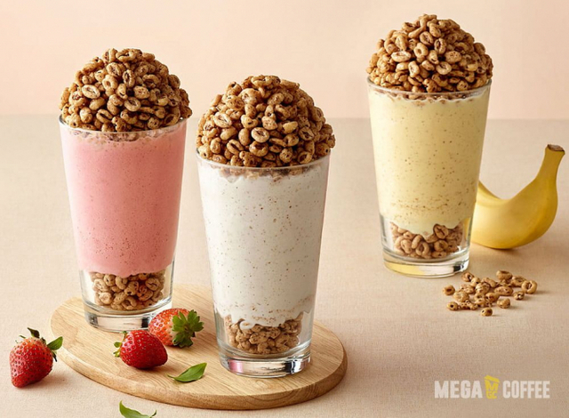 메가커피의 ‘아는 맛의 위대함’ 시리즈 최초로 출시된 ‘퐁 크러쉬 시리즈’ (제공: 메가커피) ⓒ천지일보 2021.6.27