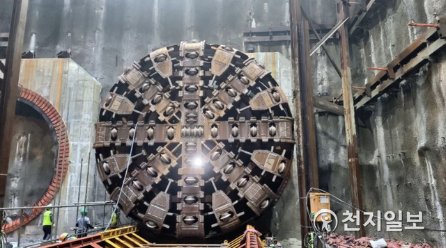 서울 도시철도 8호선 연장 한강하저구간 터널. (제공: 서울시) ⓒ천지일보 2021.6.28