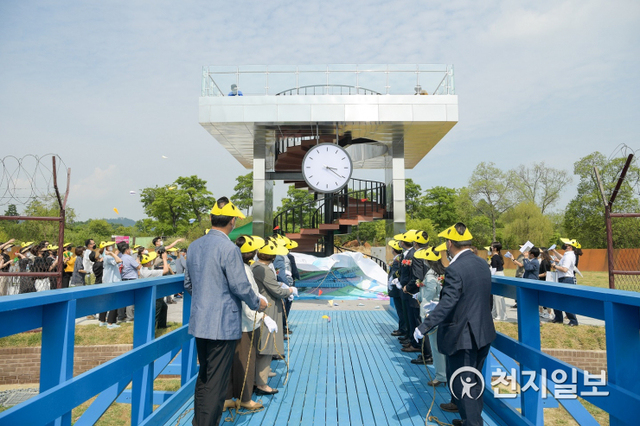 전남 순천시가 지난달 30일 한반도 평화의 메시지를 전달하게 될 평화정원을 개장했다. (제공: 순천시) ⓒ천지일보 2021.7.2