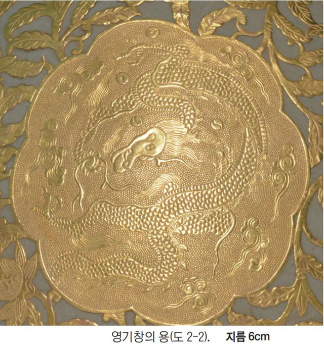 영기창의 용(도 2-2). 지름 6cm (제공: 강우방 일향한국미술사연구원장) ⓒ천지일보 2021.7.19
