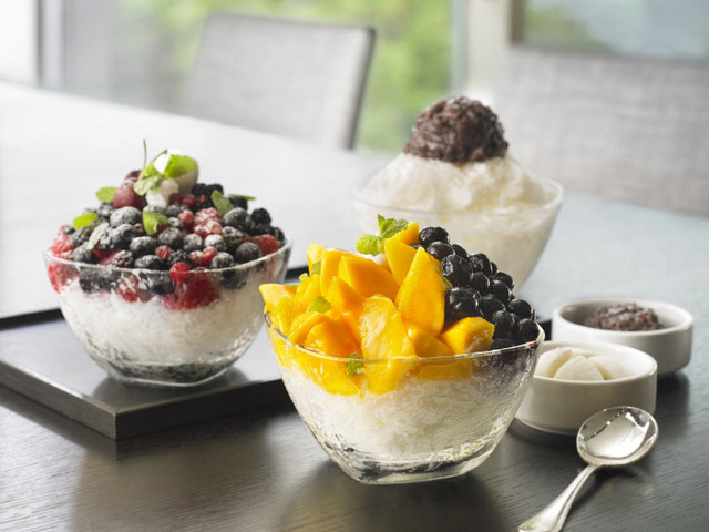 망고빙수와 베리빙수. (제공: 호텔신라)