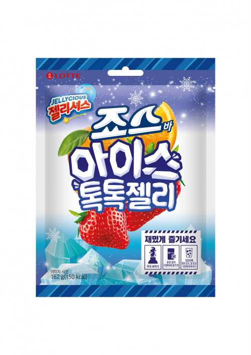 젤리셔스 ‘죠스바 아이스 톡톡 젤리’. (제공: 롯데제과)