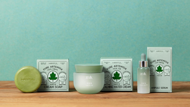 한율, 어린쑥 1989 에디션 3종. (제공: 아모레퍼시픽)