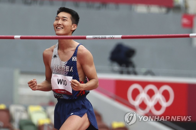 도쿄올림픽 육상 남자 높이뛰기 국가대표 우상혁. (출처: 연합뉴스)
