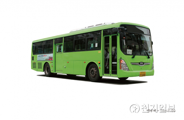 새로운 디자인을 적용한 천안시 중·대형버스 시내버스. (제공: 천안시) ⓒ천지일보 2021.8.9