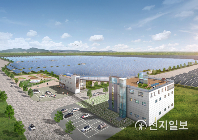 새만금 육상태양광 2-1구역 조감도(제공: 군산시청) ⓒ천지일보 2021.1.29