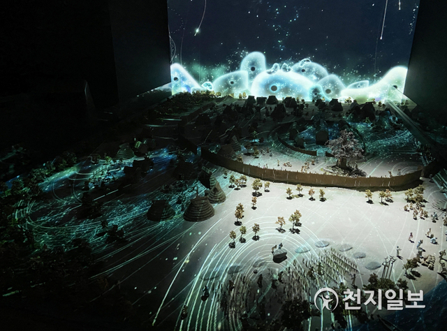 실감형 콘텐츠가 구축된 진주청동기문화박물관. (제공: 진주시) ⓒ천지일보 2021.2.7
