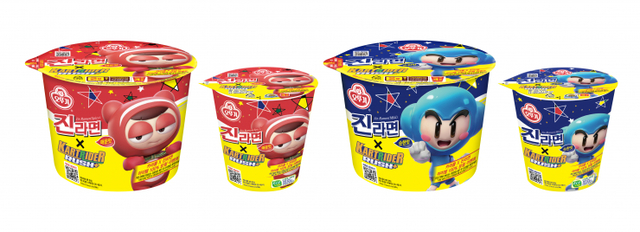 진라면×카러플 제품 4종. (제공: 오뚜기)
