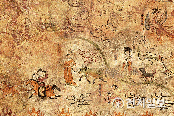 북한 남포시 강서구역 덕흥리 고구려 고분 벽화 (제공: 이재준 한국역사문화연구회 고문) ⓒ천지일보 2021.8.17