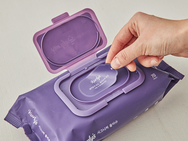 컬리스, 물티슈. (제공: 마켓컬리)