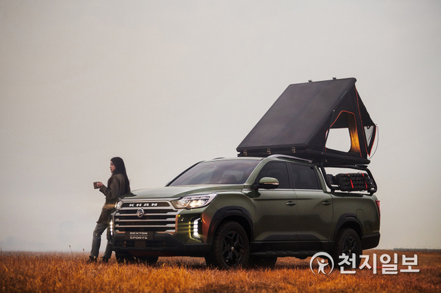 쌍용자동차 더 뉴 렉스턴 스포츠 칸. (제공: 쌍용자동차) ⓒ천지일보 2021.4.5