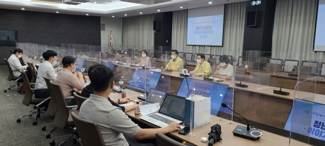 보도자료2-1 청년소상공인 간담회 ⓒ천지일보 2021.9.2