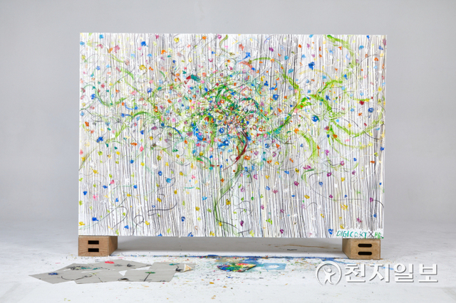 화가 육준서가 KT와 협업해 만들어낸 작품. (제공: KT) ⓒ천지일보 2021.9.2