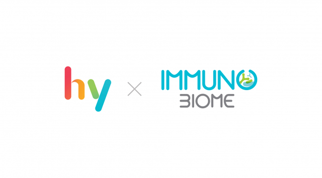 hy×이뮤노바이옴 CI. (제공: hy)