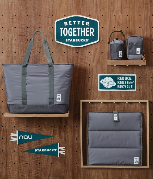 폐플라스틱으로 만든 MD 4종. (제공: 스타벅스)