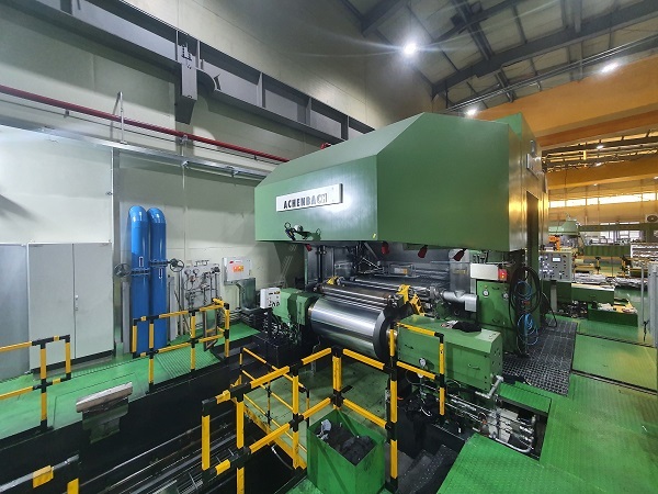 동원그룹, 동원시스템즈 아산공장 2차전지용 알루미늄 양극박 생산 현장. (제공: 동원그룹)