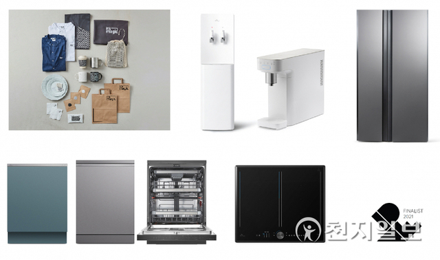 SK매직이 세계적 권위의 국제 디자인 어워드 ‘IDEA 2021’에서 제품 디자인, 컨셉 디자인, 브랜딩 등 3개 부문, 총 6개 디자인이 수상하는 쾌거를 달성했다고 22일 밝혔다. 사진은 IDEA 2021에서 수상한 제품들. (제공: SK매직) ⓒ천지일보 2021.9.22