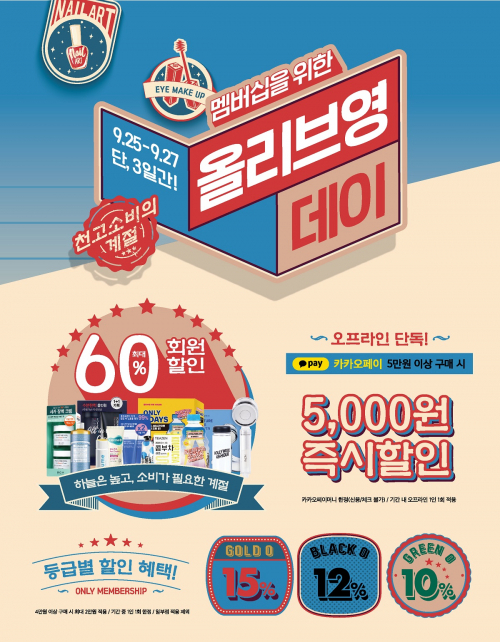 ‘올리브영데이’ 프로모션 이미지. (제공: CJ올리브영)