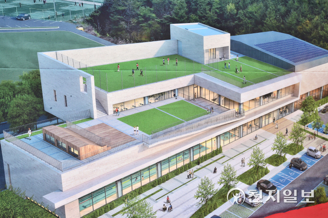 진주시 장애인 문화체육센터 조감도. (제공: 진주시) ⓒ천지일보 2021.9.28